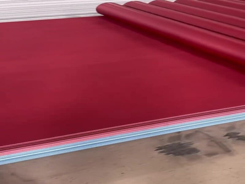 Checking slab moisture before PVC sheet flooring install